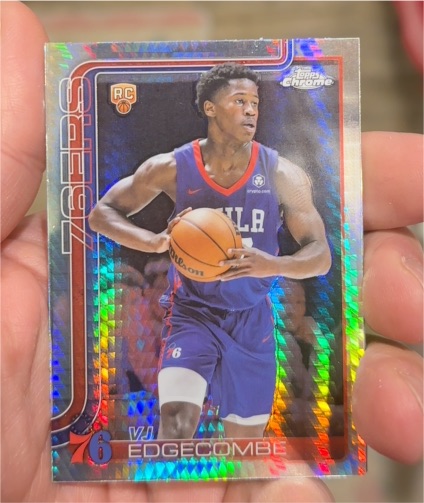 2025-26 Topps Chrome #253 VJ Edgecombe — front