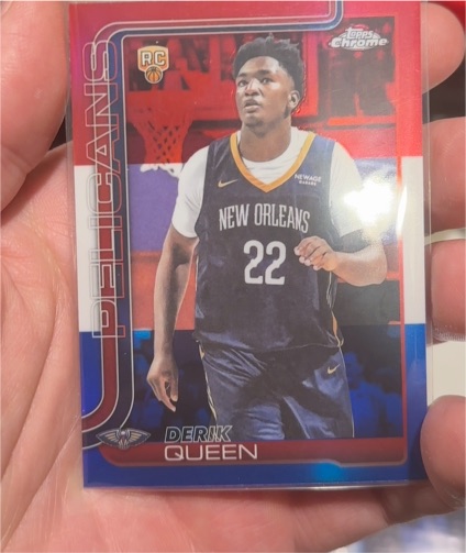 2025-26 Topps Chrome #263 Derik Queen — front