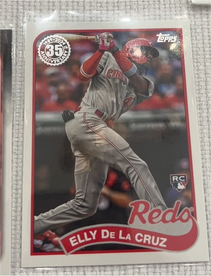 2024 Topps Series 2 1989 Topps Baseball 35th Anniversary #89B2-34 Elly De La Cruz — front