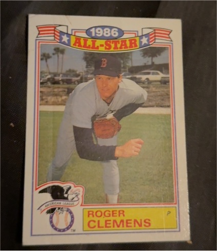 1987 Topps #21 Roger Clemens Boston Red Sox — front