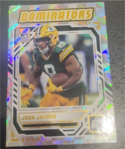 2025 Panini Donruss Dominators #DOM-JJS Josh Jacobs — front