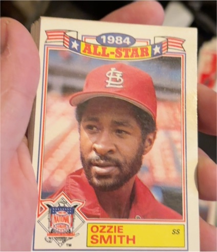 1985 Topps #5 Ozzie Smith Glossy All-Stars — front
