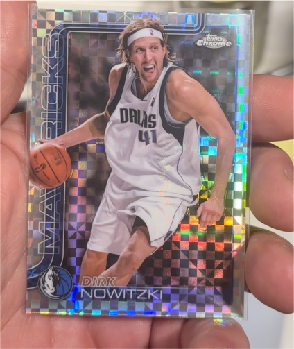 2025-26 Topps Chrome #246 Dirk Nowitzki — front