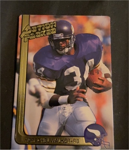 1991 Action Packed #159 Herschel Walker — front