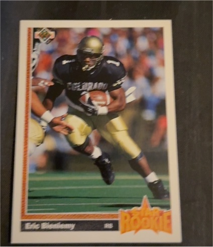 1991 Upper Deck #2 Eric Bieniemy — front