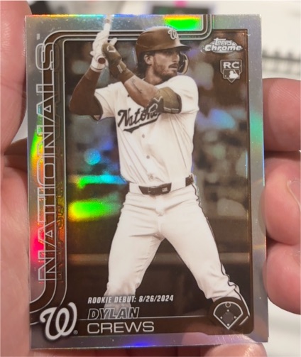 2025 Topps Chrome Update #USC190 Dylan Crews — front