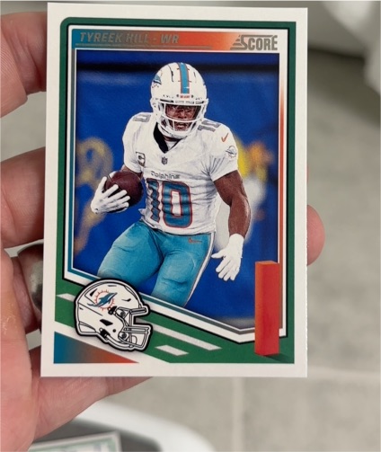 2025 Panini Score #106 Tyreek Hill — front