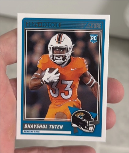 2025 Panini Score #80 Bhayshul Tuten — front