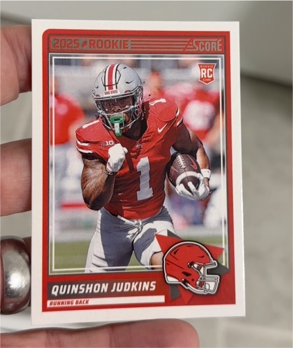 2025 Panini Score #38 Quinshon Judkins — front