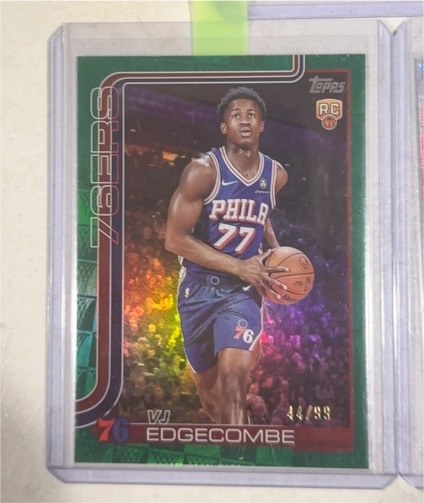 2025-26 Topps #203 VJ Edgecombe — front