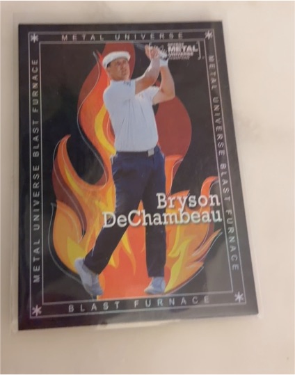 2021 Skybox Metal Universe Champions Blast Furnace #BF-23 Bryson DeChambeau — front
