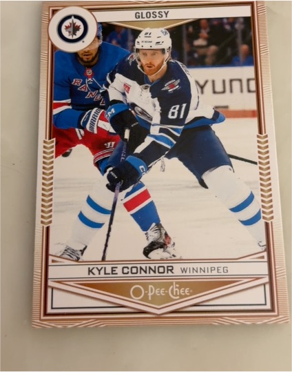 2024-25 Upper Deck #OPC-43 Kyle Connor O-Pee-Chee Glossy — front