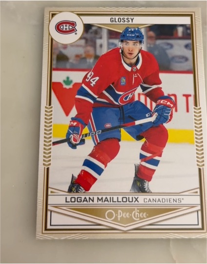 2024-25 Upper Deck Series 2 O-Pee-Chee Glossy #OPC-42 Logan Mailloux — front