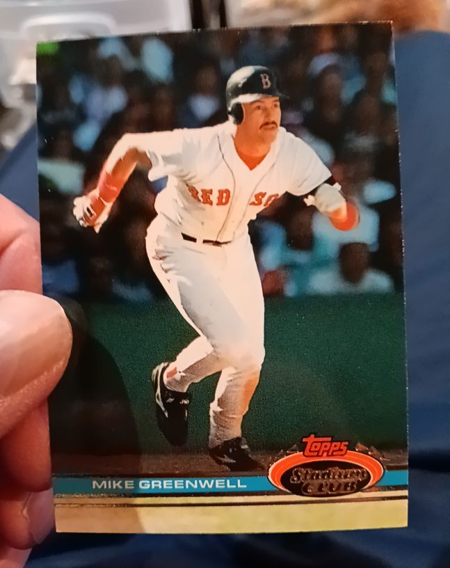 1991 Topps Stadium Club Mike Greenwell — front