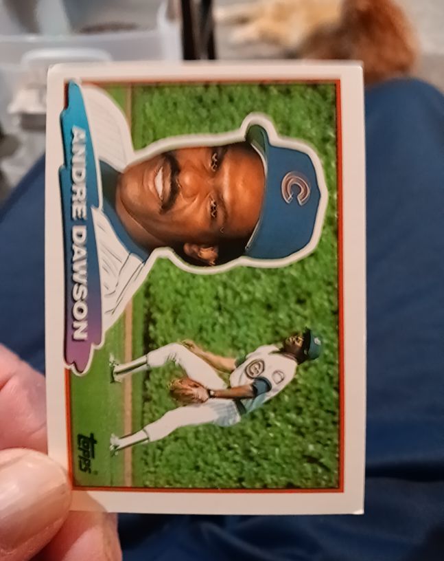 1988 Topps Big #153 Andre Dawson — front