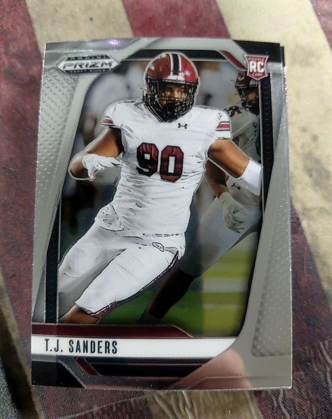 2025 Panini Prizm Draft Picks #112 T.J. Sanders — front