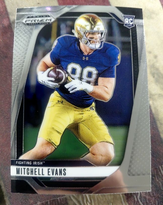 2025 Panini Prizm Draft Picks #78 Mitchell Evans — front