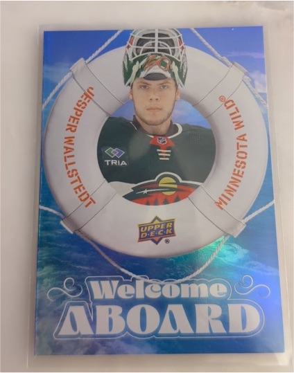 2024-25 Upper Deck Series 2 #WA-5 Jesper Wallstedt — front