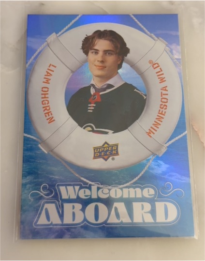 2024-25 Upper Deck Series 2 #WA-1 Liam Ohgren Welcome Aboard — front