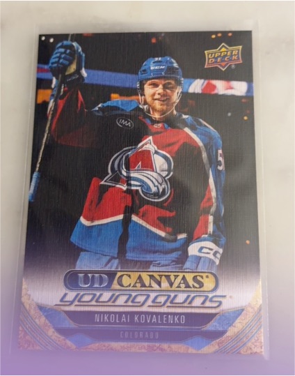 2024-25 Upper Deck Series 2 UD Canvas Young Guns #C223 Nikolai Kovalenko — front