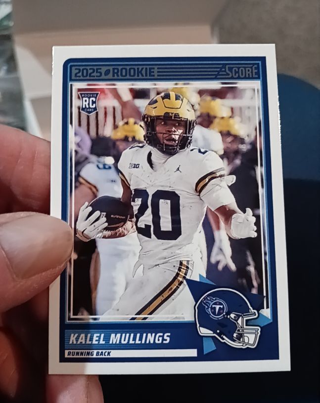 2025 Panini Score #62 Kalel Mullings — front