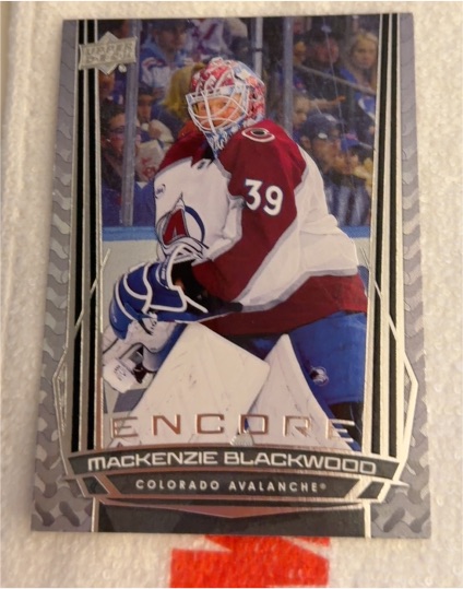 2025-26 Upper Deck Series 1 Encore #E-17 Mackenzie Blackwood — front