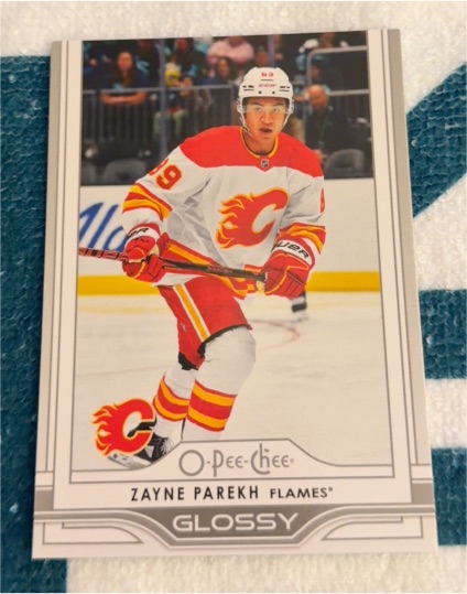 2025-26 Upper Deck #OG-19 Zayne Parekh O-Pee-Chee Glossy — front