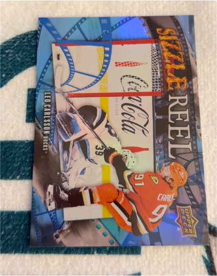 2025-26 Upper Deck Sizzle Reel #SR-17 Leo Carlsson — front