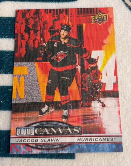 2025-26 Upper Deck Series 1 UD Canvas #C-74 Jaccob Slavin — front