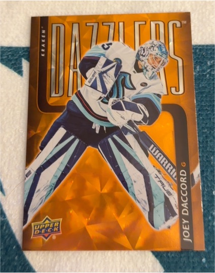 2025-26 Upper Deck Series 1 #DZ-8 Joey Daccord — front