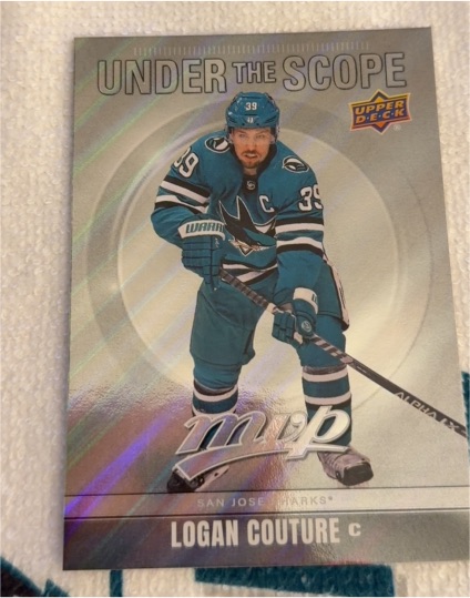 2024-25 Upper Deck MVP Under the Scope #US-23 Logan Couture — front