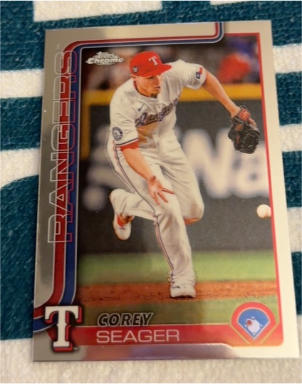 2025 Topps Chrome #24 Corey Seager — front