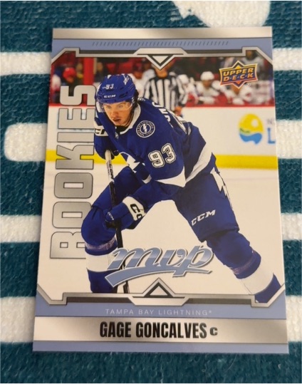 2024-25 Upper Deck MVP #235 Gage Goncalves — front