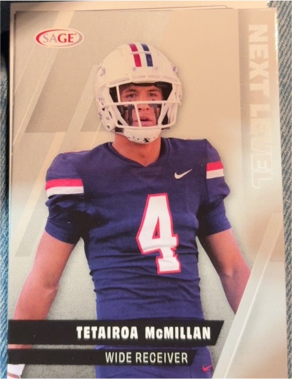 2025 SAGE Next Level #93 Tetairoa McMillan — front