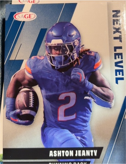 2025 Sage High Series #111 Ashton Jeanty Next Level — front