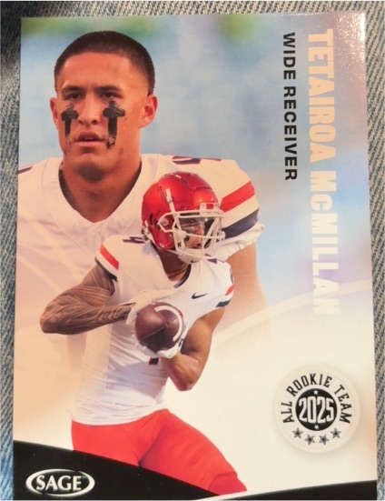 2025 Sage HIT #154 Tetairoa McMillan — front
