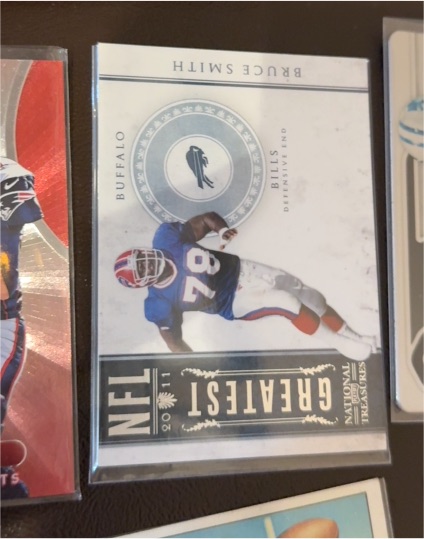 2011 National Treasures NFL Greatest #1 Bruce Smith — front