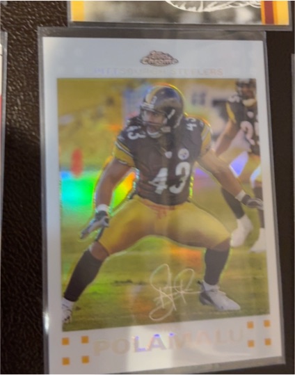 2014 Topps Fire #76 Troy Polamalu — front