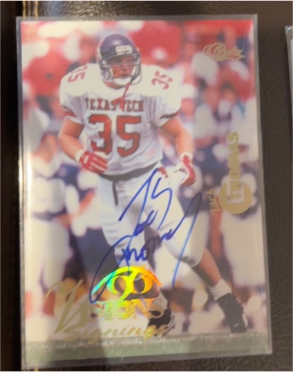 1996 Classic Visions Signings #Zach Thomas — front