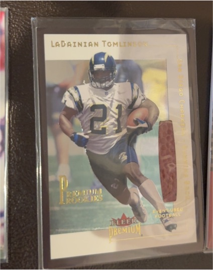 2001 Fleer Premium #206 LaDainian Tomlinson — front