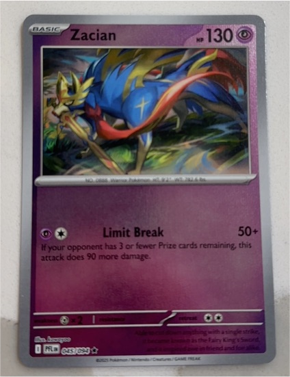 2023 Pokémon ME02: Phantasmal Flames #045 Zacian — front