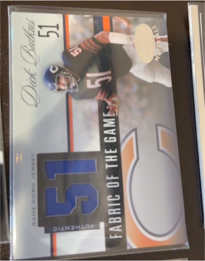 2006 Donruss Fabric of the Game #51 Dick Butkus — front