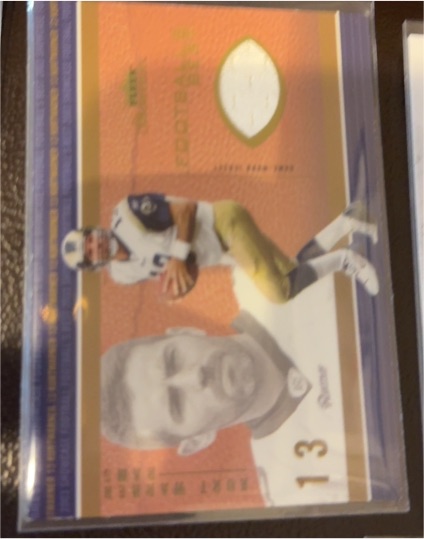 2003 Fleer Showcase #FB-KW Kurt Warner — front