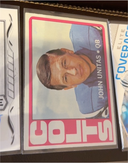 1972 Topps #165 John Unitas — front
