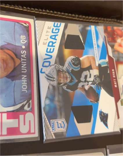 2023 Panini Elite Coverage Christian McCaffrey — front