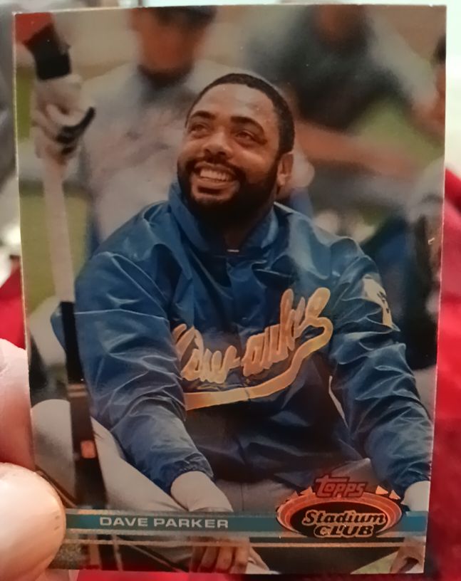 1991 Topps Stadium Club #75 Dave Parker — front