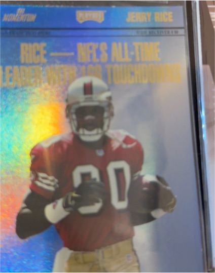 1998 Playoff Momentum Headliners #R2 Jerry Rice — front