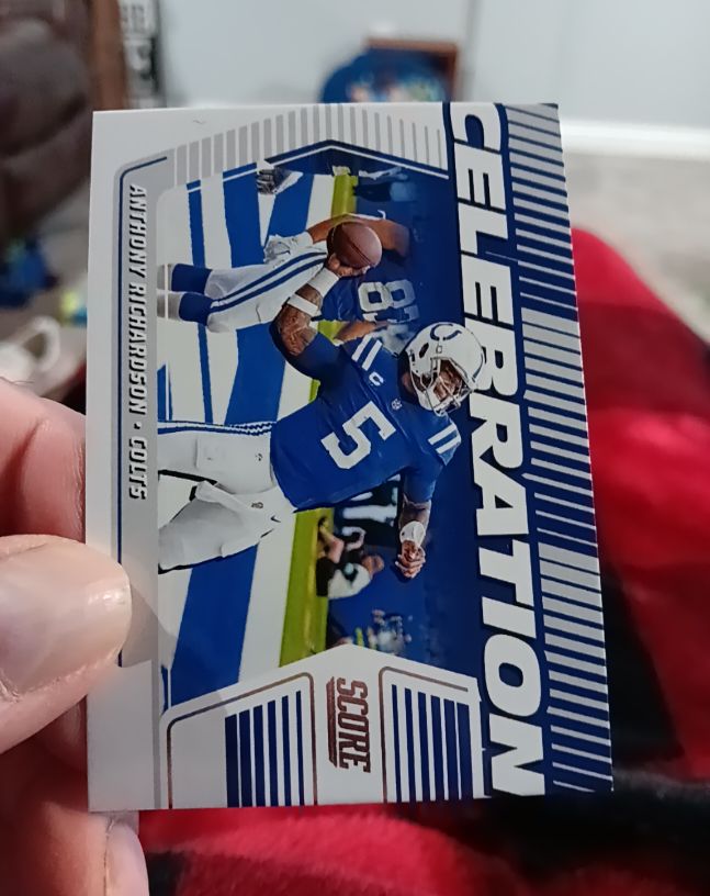 2025 Panini Score #C-ARI Anthony Richardson Celebration — front