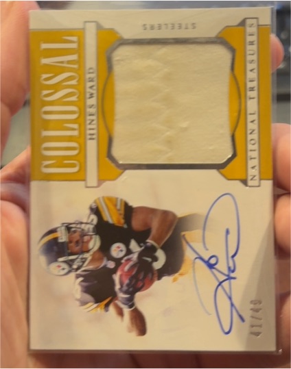 2022 Panini National Treasures Colossal #Hines Ward — front