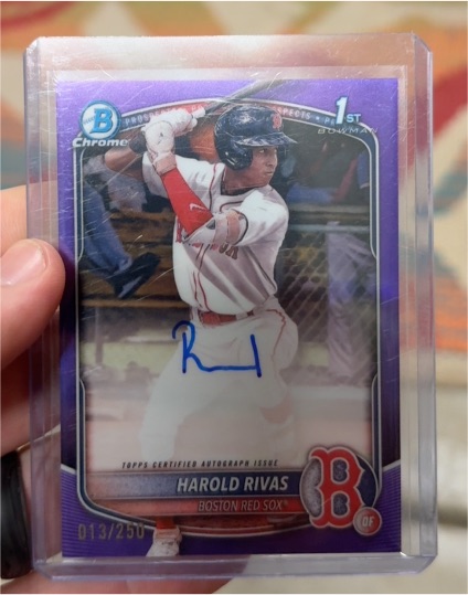 2025 Bowman Chrome #CPA-HR Harold Rivas — front